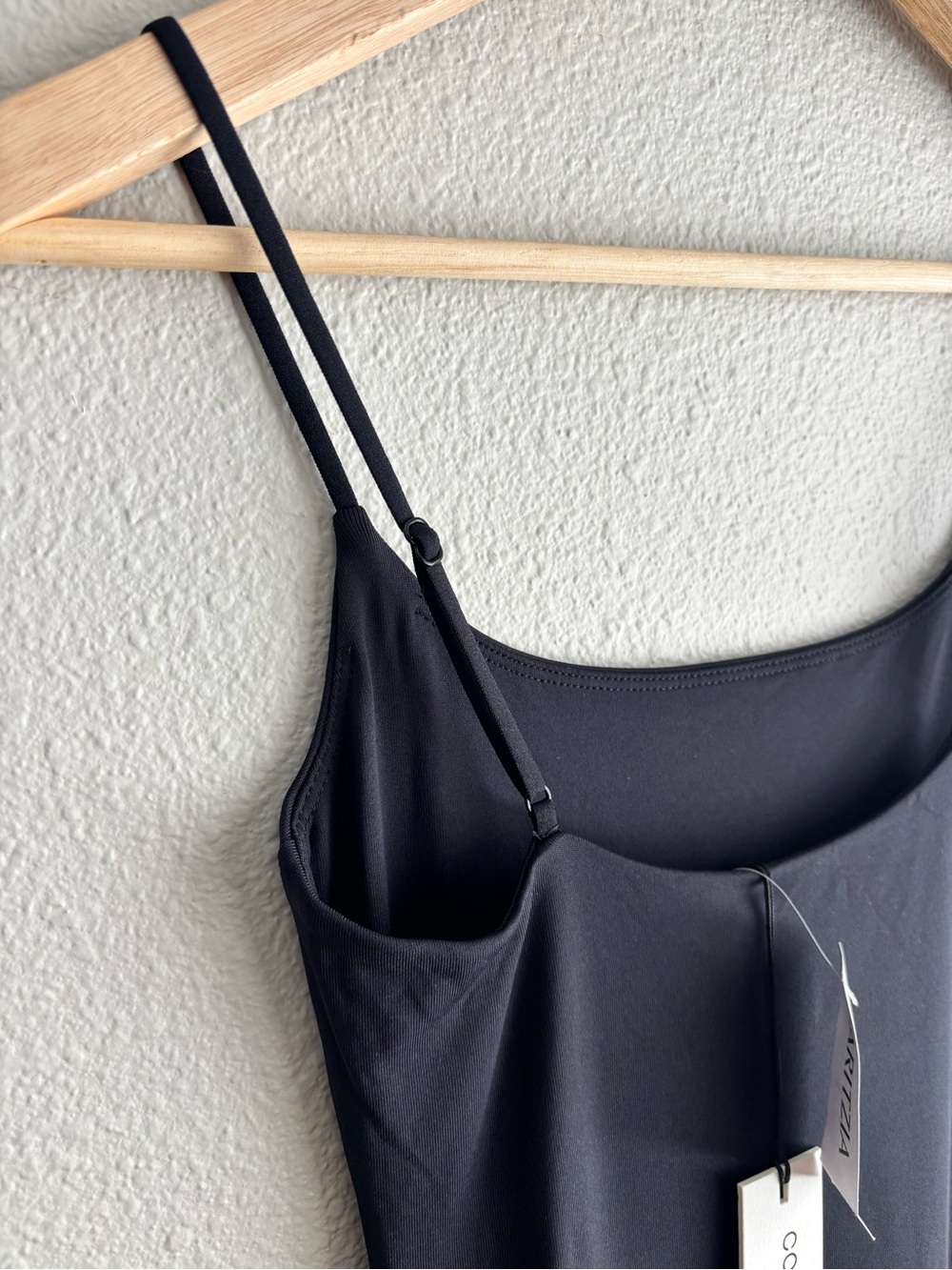 Black Bodycon Cami Contour Dress - Picture 7 of 7